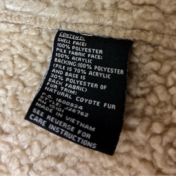 VINTAGE JONES NEW YORK SUEDE DUFFLE COAT - Picture 6 of 7